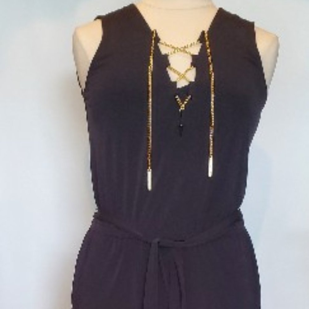 NWOT Michael Kors Black Jumpsuit Size Large